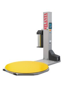 Automatic pallet wrapping machine